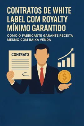 Imagem da notícia Contratos de White Label com Royalty Mínimo Garantido: Como o Fabricante Garante Receita Mesmo com Baixa Venda